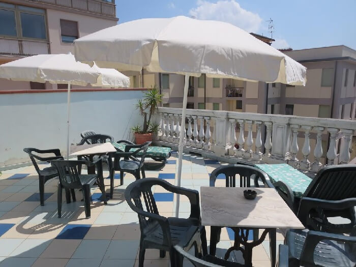 Foto terrazza hotel Massimo Viareggio