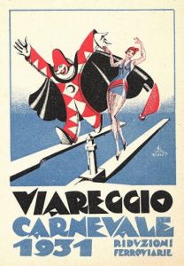 Foto manifesto Carnevale di Viareggio 1931