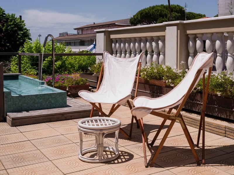 Foto terrazza hotel Regina Forte dei Marmi