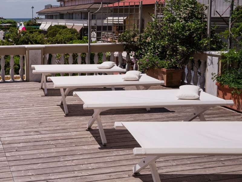 Foto terrazza solarium Hotel Regina
