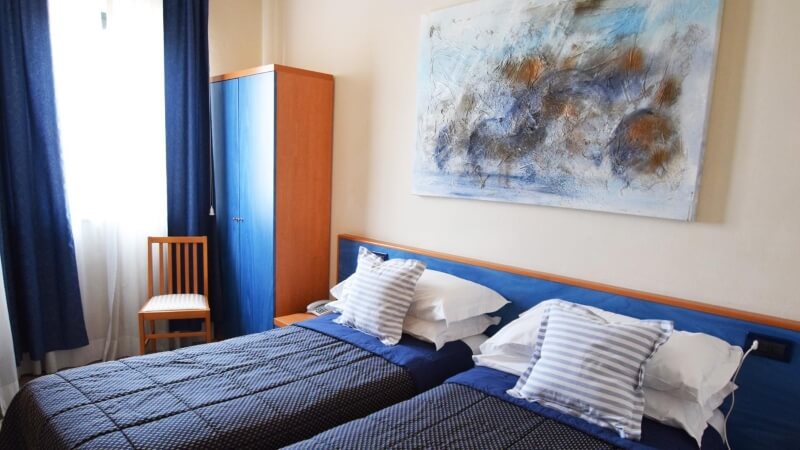 Foto camera letti singoli hotel Villa Toscana Lido di Camaiore