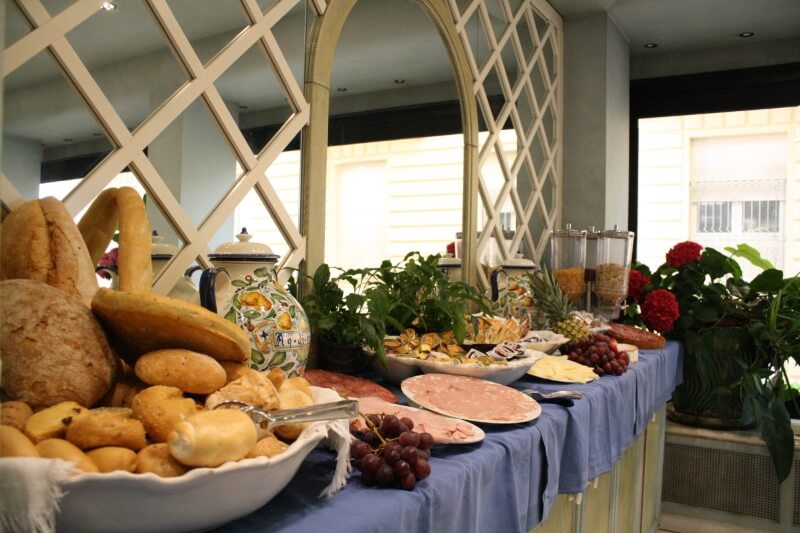 foto colazione hotel San Francisco Viareggio