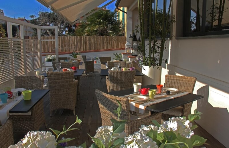 Foto giardino hotel Villa Toscana Lido di Camaiore
