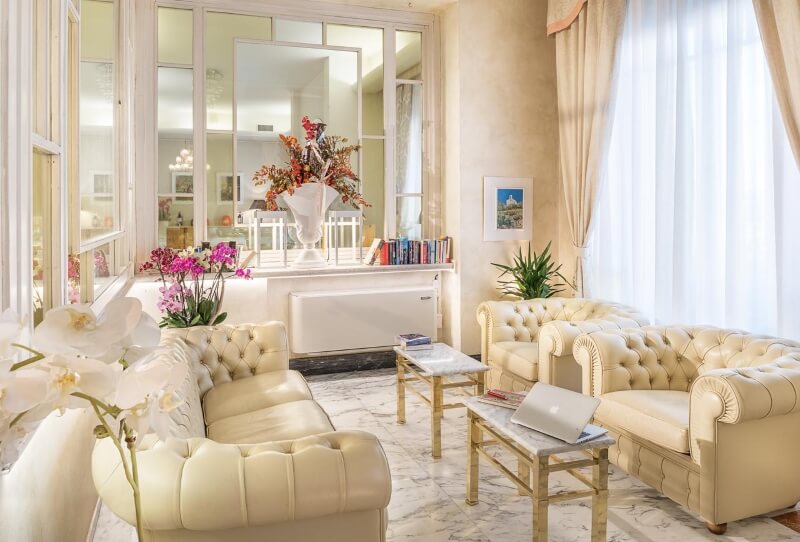 Foto salotto Hotel Esplanade Viareggio