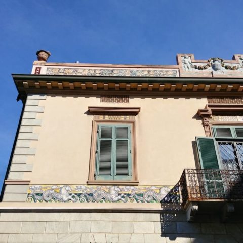 Dettaglio di decorazione Liberty Viareggio