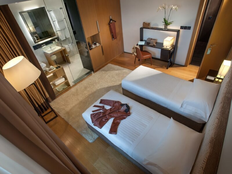 Foto camera Talamo letti doppi hotel Principe Forte dei Marmi