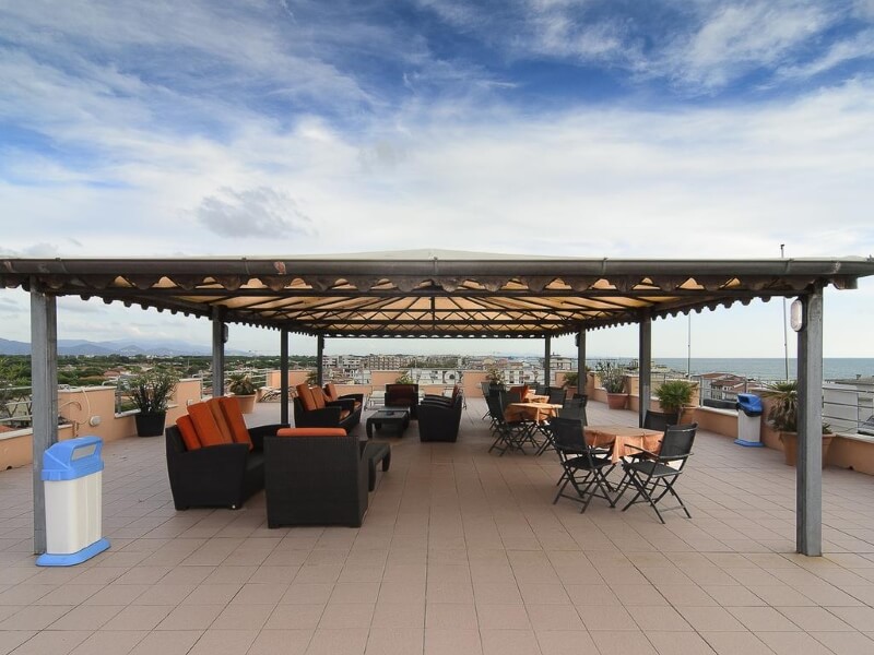 Foto terrazza solarium hotel Eur Lido di Camaiore