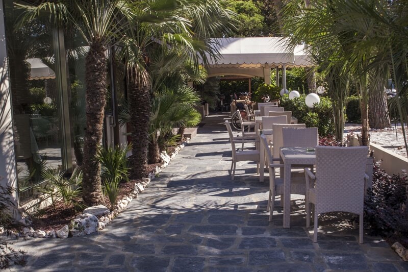 Foto giardino hotel Pineta Mare Lido di Camaiore